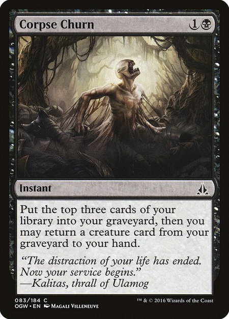 Corpse Churn - Oath of the Gatewatch Magic: The Gathering trading card