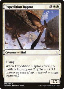 Expedition Raptor - Oath of the Gatewatch (OGW) #18 - Common Magic: The Gathering Trading Card