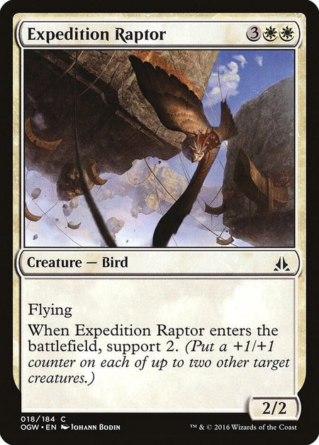 Expedition Raptor - Oath of the Gatewatch Magic: The Gathering trading card