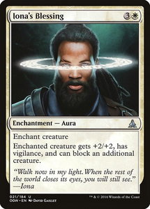 Iona's Blessing - Oath of the Gatewatch (OGW) #21 - Uncommon Magic: The Gathering Trading Card