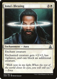 Iona's Blessing - Oath of the Gatewatch (OGW) #21 - Uncommon Magic: The Gathering Trading Card