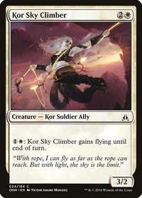Kor Sky Climber - Oath of the Gatewatch (OGW) #24 - Common Magic: The Gathering Trading Card