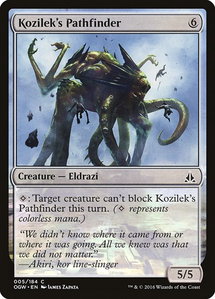 Kozilek's Pathfinder - Oath of the Gatewatch (OGW) #5 - Common Magic: The Gathering Trading Card