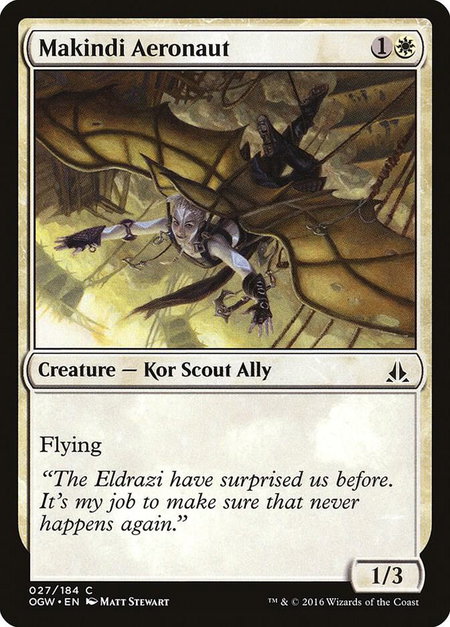 Makindi Aeronaut - Oath of the Gatewatch Magic: The Gathering trading card