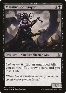 Malakir Soothsayer - Oath of the Gatewatch (OGW) #87 - Uncommon Magic: The Gathering Trading Card