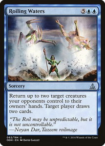 Roiling Waters - Oath of the Gatewatch (OGW) #62 - Uncommon Magic: The Gathering Trading Card