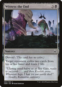 Witness the End - Oath of the Gatewatch (OGW) #82 - Common Magic: The Gathering Trading Card