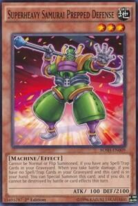 Superheavy Samurai Prepped Defense - Breakers of Shadow (BOSH) #BOSH-EN009 - Common / Short Print YuGiOh Trading Card
