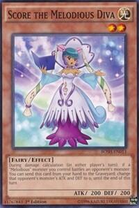 Score the Melodious Diva - Breakers of Shadow (BOSH) #BOSH-EN013 - Common / Short Print YuGiOh Trading Card