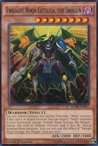 Twilight Ninja Getsuga, the Shogun - Breakers of Shadow (BOSH) #BOSH-EN017 - Rare YuGiOh Trading Card