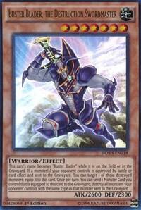 Buster Blader, the Destruction Swordmaster - Breakers of Shadow YuGiOh trading card