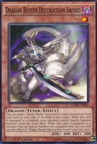 Dragon Buster Destruction Sword - Breakers of Shadow YuGiOh trading card