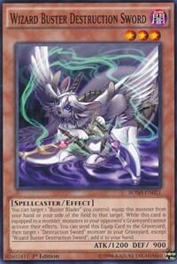 Wizard Buster Destruction Sword - Breakers of Shadow (BOSH) #BOSH-EN021 - Common / Short Print YuGiOh Trading Card