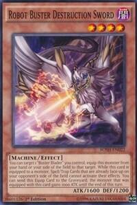 Robot Buster Destruction Sword - Breakers of Shadow (BOSH) #BOSH-EN022 - Common / Short Print YuGiOh Trading Card