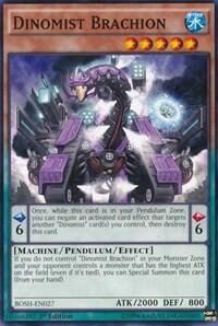Dinomist Brachion - Breakers of Shadow (BOSH) #BOSH-EN027 - Common / Short Print YuGiOh Trading Card