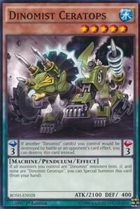 Dinomist Ceratops - Breakers of Shadow YuGiOh trading card