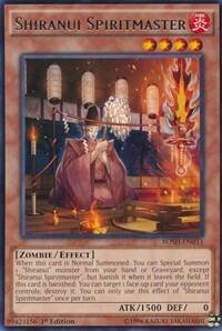 Shiranui Spiritmaster - Breakers of Shadow (BOSH) #BOSH-EN033 - Rare YuGiOh Trading Card