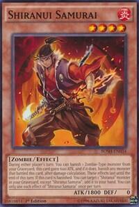 Shiranui Samurai - Breakers of Shadow (BOSH) #BOSH-EN034 - Common / Short Print YuGiOh Trading Card