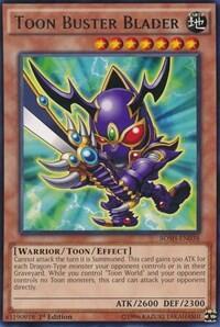 Toon Buster Blader - Breakers of Shadow (BOSH) #BOSH-EN038 - Rare YuGiOh Trading Card