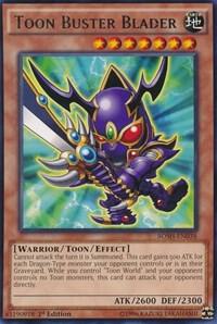 Toon Buster Blader - Breakers of Shadow YuGiOh trading card