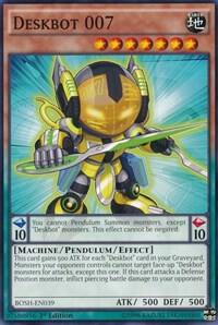 Deskbot 007 - Breakers of Shadow YuGiOh trading card