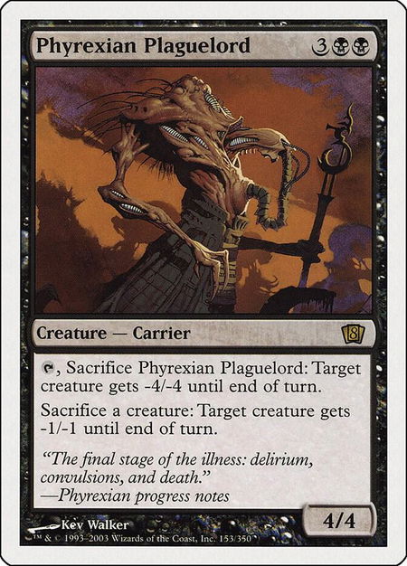 Phyrexian Plaguelord - 8th Edition Magic: The Gathering trading card