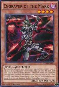 Engraver of the Mark - Breakers of Shadow (BOSH) #BOSH-EN041 - Common / Short Print YuGiOh Trading Card