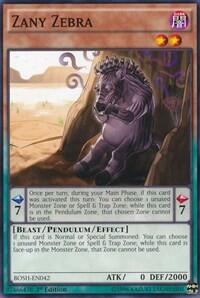 Zany Zebra - Breakers of Shadow (BOSH) #BOSH-EN042 - Common / Short Print YuGiOh Trading Card