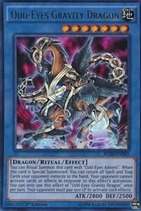 Odd-Eyes Gravity Dragon trading card from Breakers of Shadow Odd-Eyes Gravity Dragon - Breakers of Shadow YuGiOh trading card