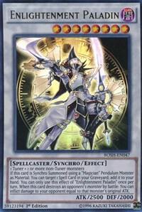 Enlightenment Paladin trading card from Breakers of Shadow Enlightenment Paladin - Breakers of Shadow YuGiOh trading card