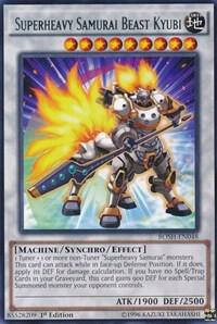 Superheavy Samurai Beast Kyubi - Breakers of Shadow YuGiOh trading card