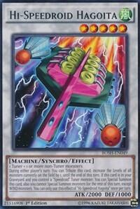 Hi-Speedroid Hagoita - Breakers of Shadow (BOSH) #BOSH-EN049 - Rare YuGiOh Trading Card