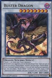 Buster Dragon - Breakers of Shadow YuGiOh trading card
