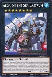 Aegaion the Sea Castrum - Breakers of Shadow (BOSH) #BOSH-EN055 - Common / Short Print YuGiOh Trading Card