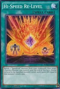 Hi-Speed Re-Level trading card from Breakers of Shadow Hi-Speed Re-Level - Breakers of Shadow YuGiOh trading card