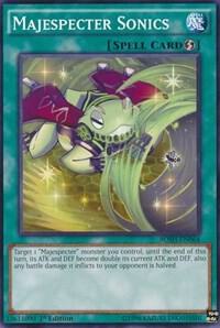 Majespecter Sonics - Breakers of Shadow YuGiOh trading card