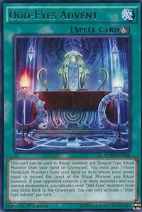 Odd-Eyes Advent - Breakers of Shadow YuGiOh trading card