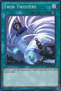 Twin Twisters - Breakers of Shadow (BOSH) #BOSH-EN067 - Super Rare YuGiOh Trading Card