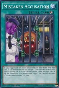 Mistaken Accusation - Breakers of Shadow (BOSH) #BOSH-EN068 - Common / Short Print YuGiOh Trading Card