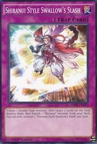 Shiranui Style Swallow's Slash - Breakers of Shadow (BOSH) #BOSH-EN075 - Common / Short Print YuGiOh Trading Card