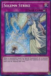 Solemn Strike - Breakers of Shadow (BOSH) #BOSH-EN079 - Secret Rare YuGiOh Trading Card