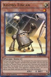 Kozmo Tincan - Breakers of Shadow YuGiOh trading card