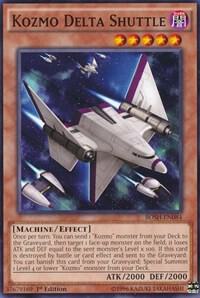 Kozmo Delta Shuttle - Breakers of Shadow YuGiOh trading card