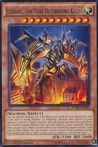 Jizukiru, the Star Destroying Kaiju - Breakers of Shadow YuGiOh trading card