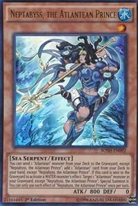 Neptabyss, the Atlantean Prince - Breakers of Shadow YuGiOh trading card