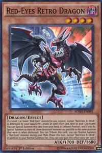 Red-Eyes Retro Dragon - Breakers of Shadow YuGiOh trading card