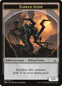 Eldrazi Scion Token (002) - Oath of the Gatewatch (OGW) #2 - Token Magic: The Gathering Trading Card