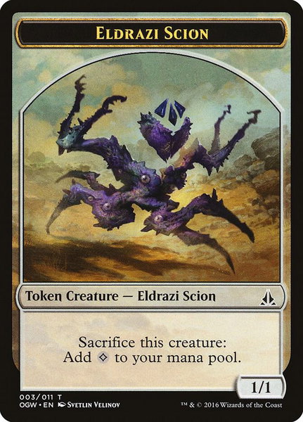 Eldrazi Scion Token (003) - Oath of the Gatewatch Magic: The Gathering trading card