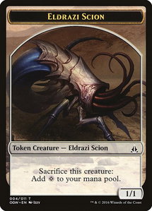 Eldrazi Scion Token (004) - Oath of the Gatewatch (OGW) #4 - Token Magic: The Gathering Trading Card
