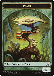Plant Token - Oath of the Gatewatch (OGW) #11 - Token Magic: The Gathering Trading Card